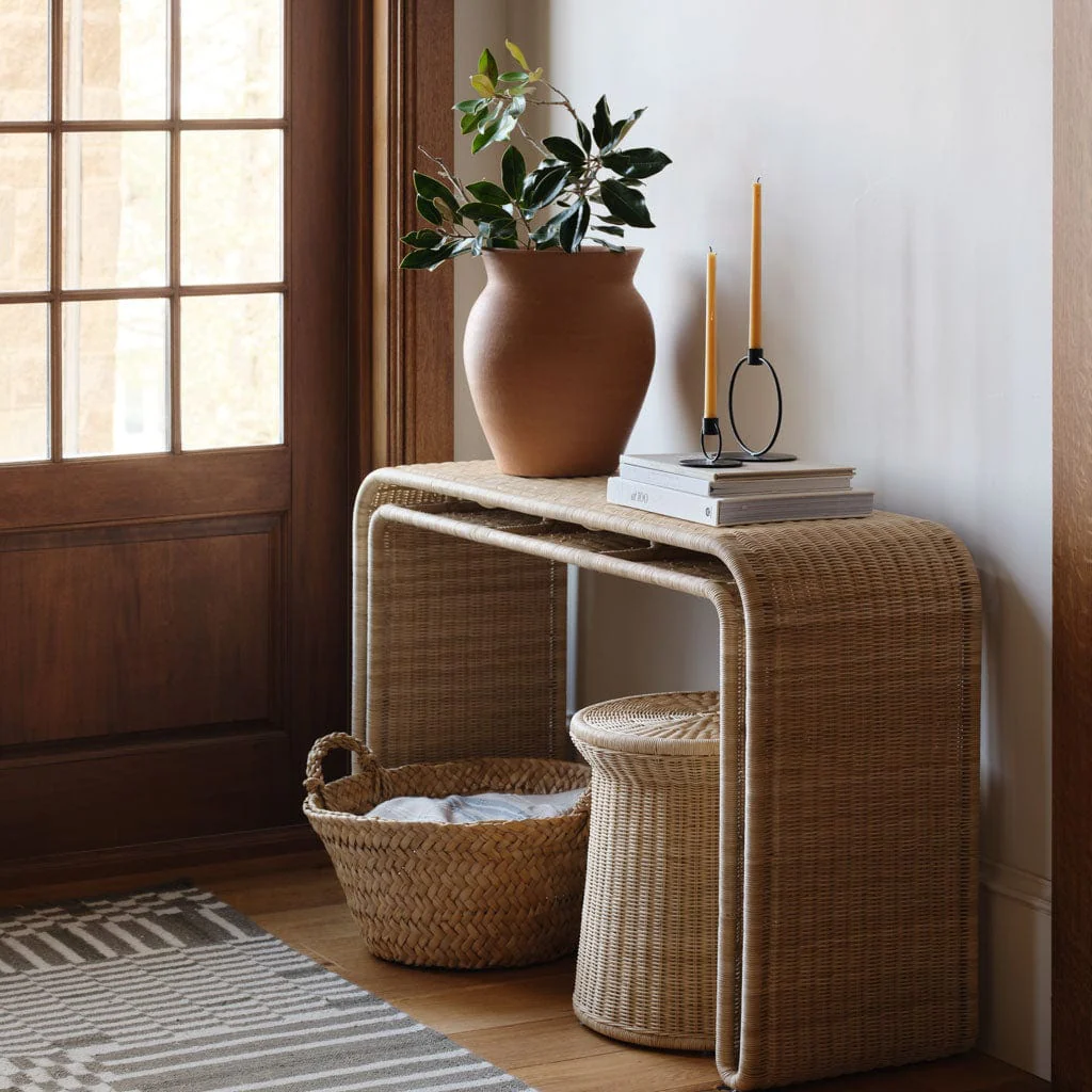 Penida Wicker Console Table