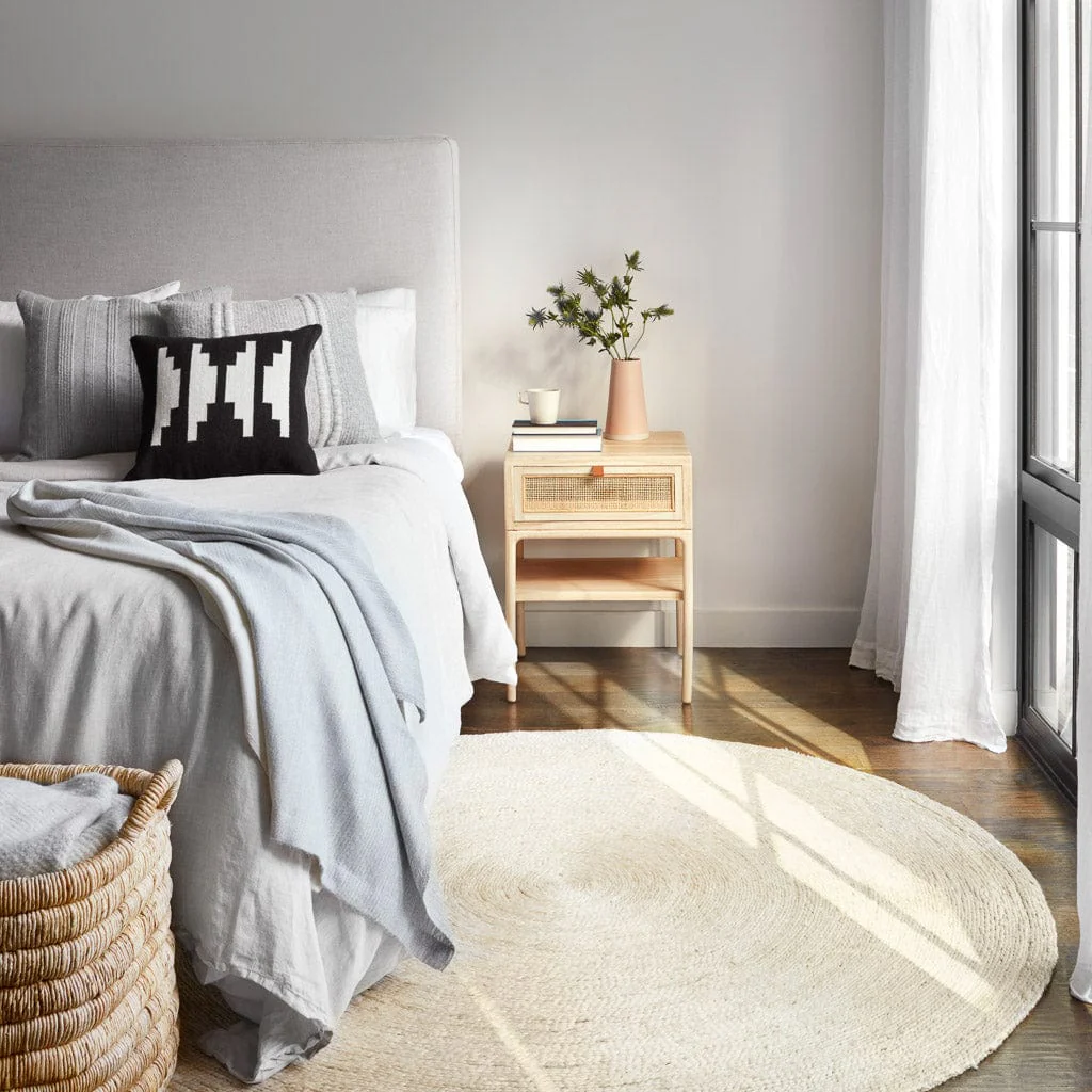 Rassi Handwoven Round Jute Area Rug - 4' Round