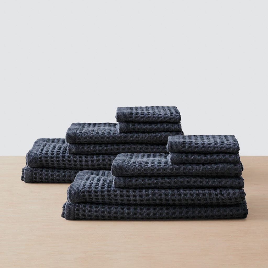 Mara Organic Waffle Bath Towel Set