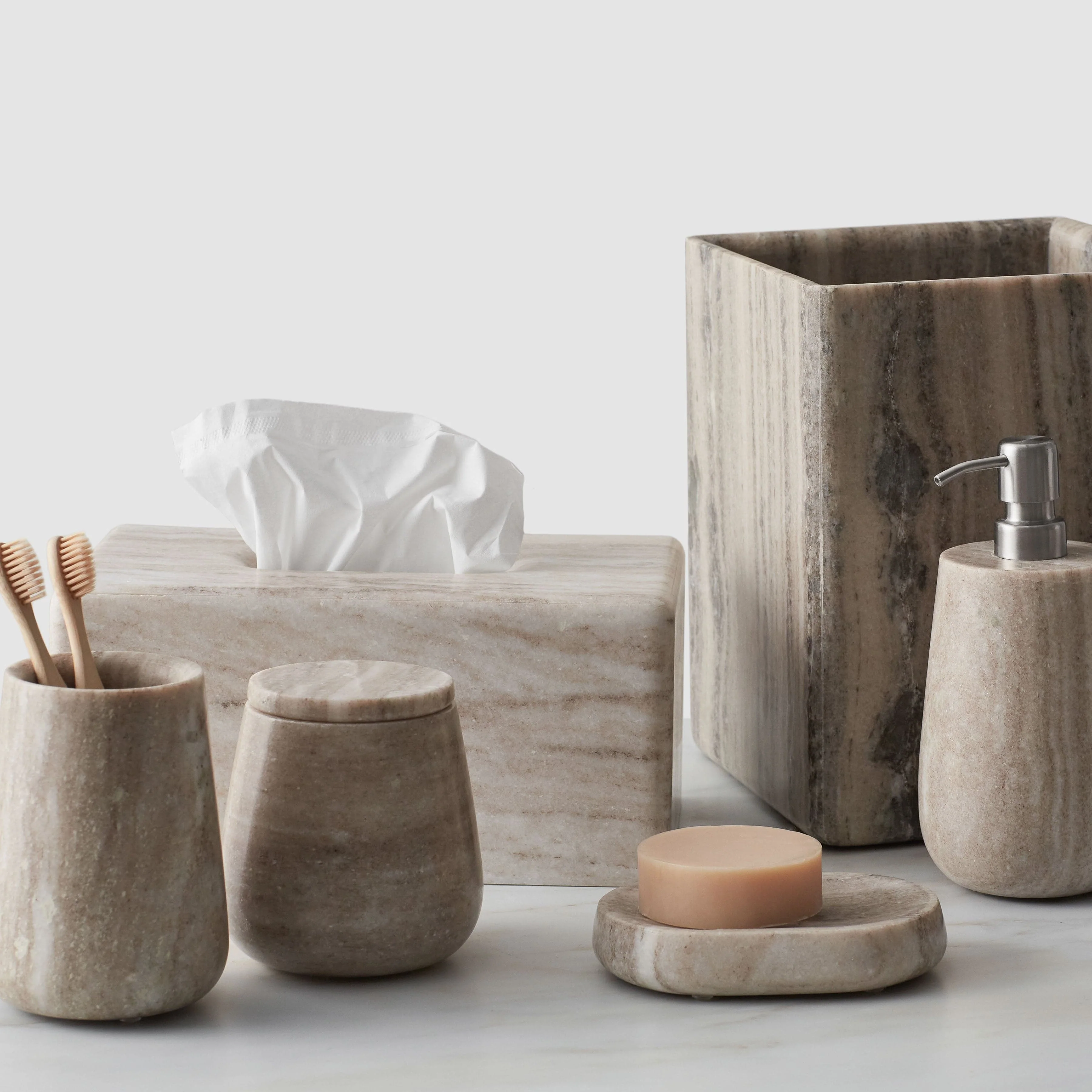 Riya Marble Canister