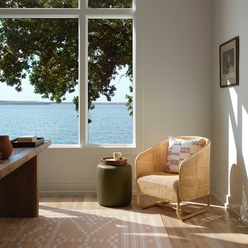 Lindu Cane Lounge Chair