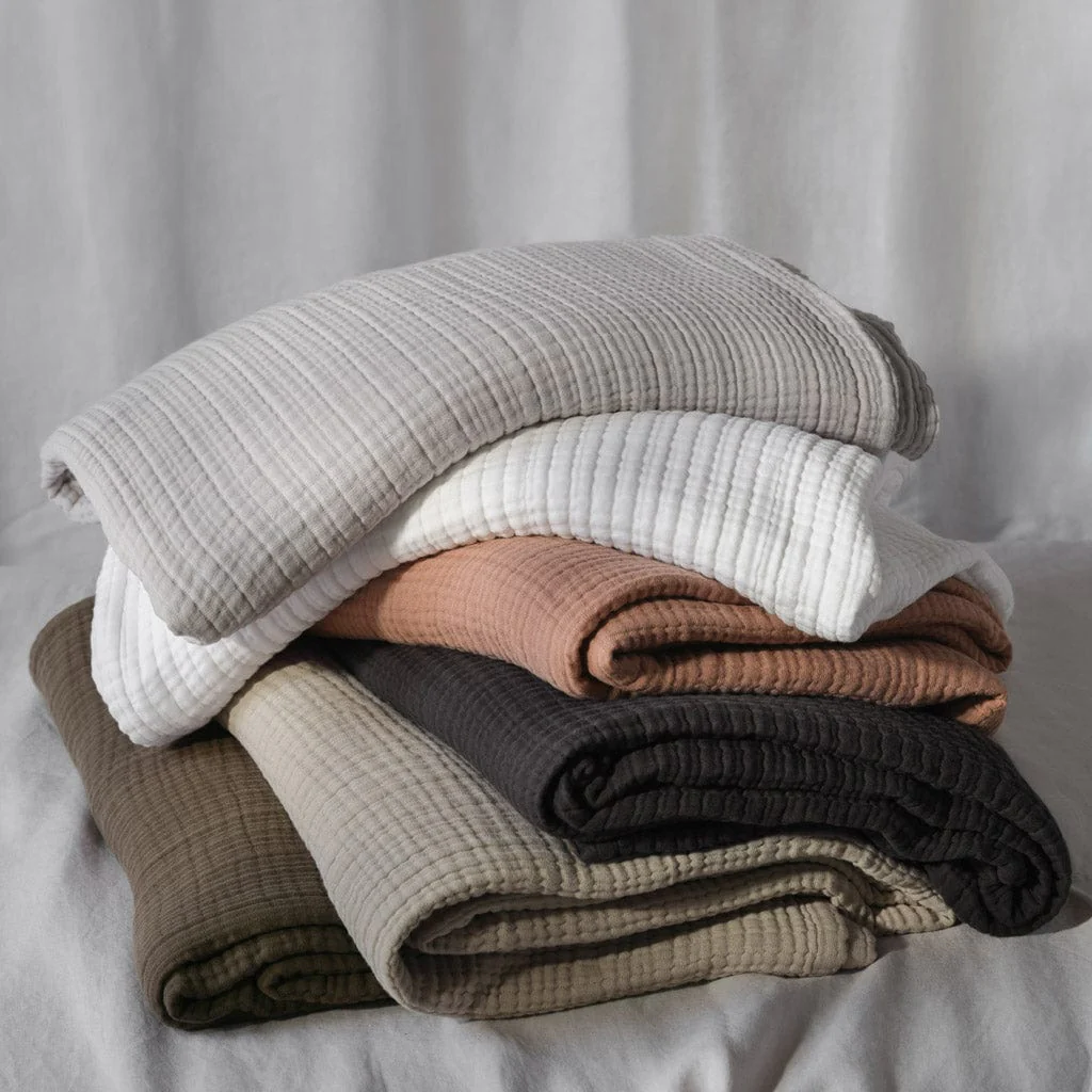 Organic Cotton Gauze Bed Blanket