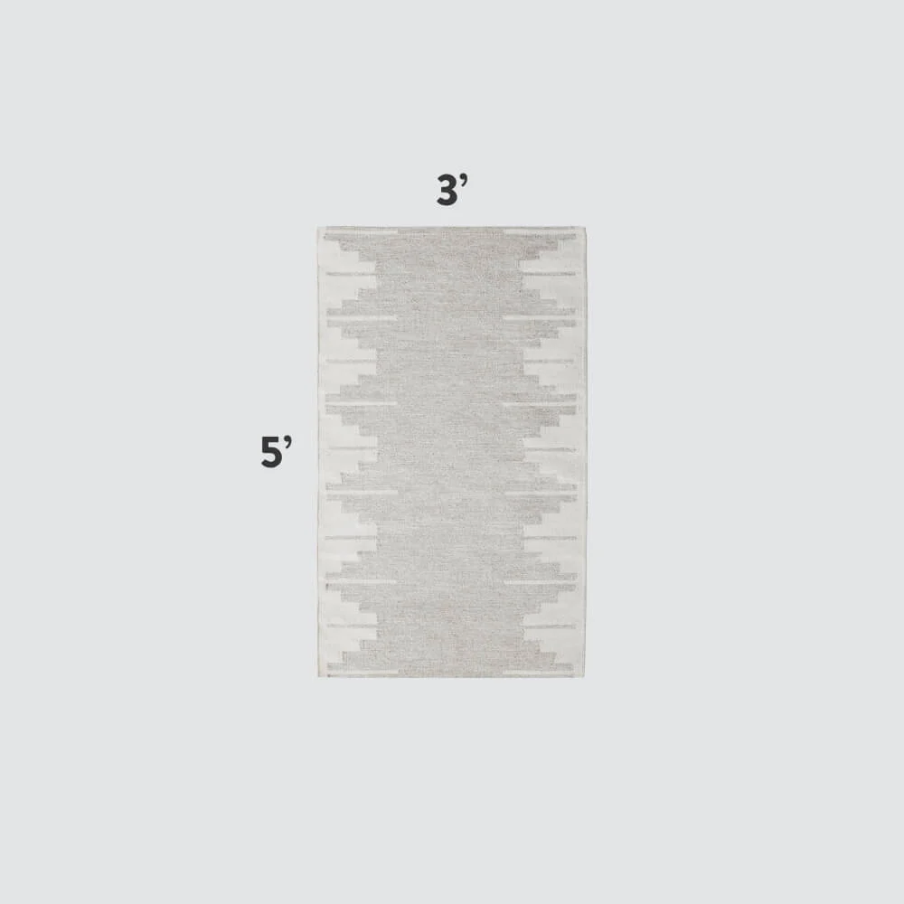 La Cima Handwoven Accent Rug - Grey