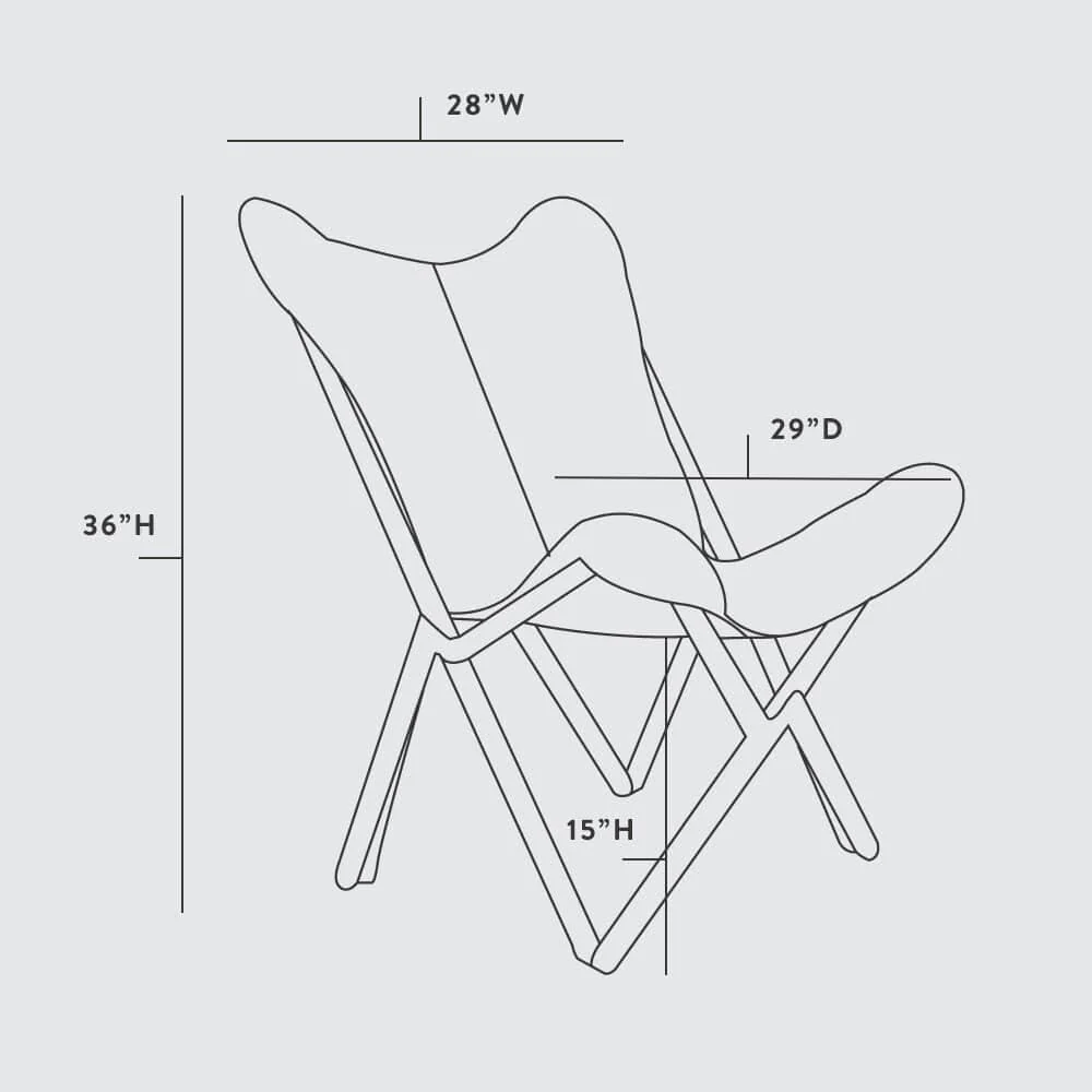 Palermo Tripolina Chair - Base Only