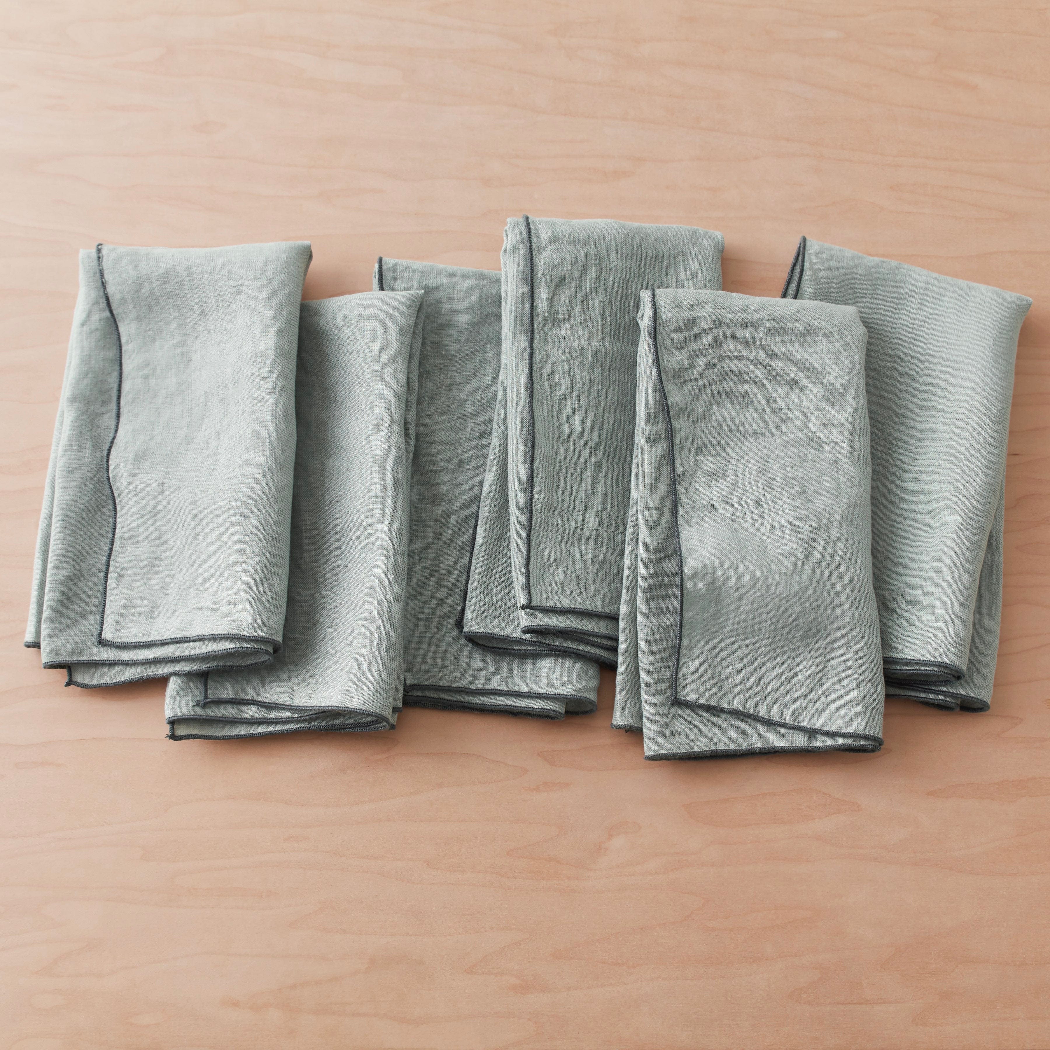 Stonewashed Linen Napkins - Set of 6