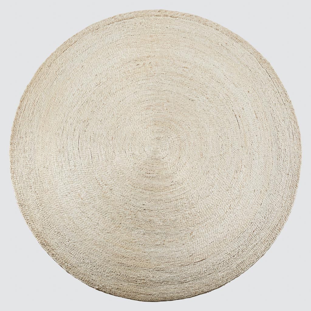 Rassi Handwoven Round Jute Area Rug - 4' Round