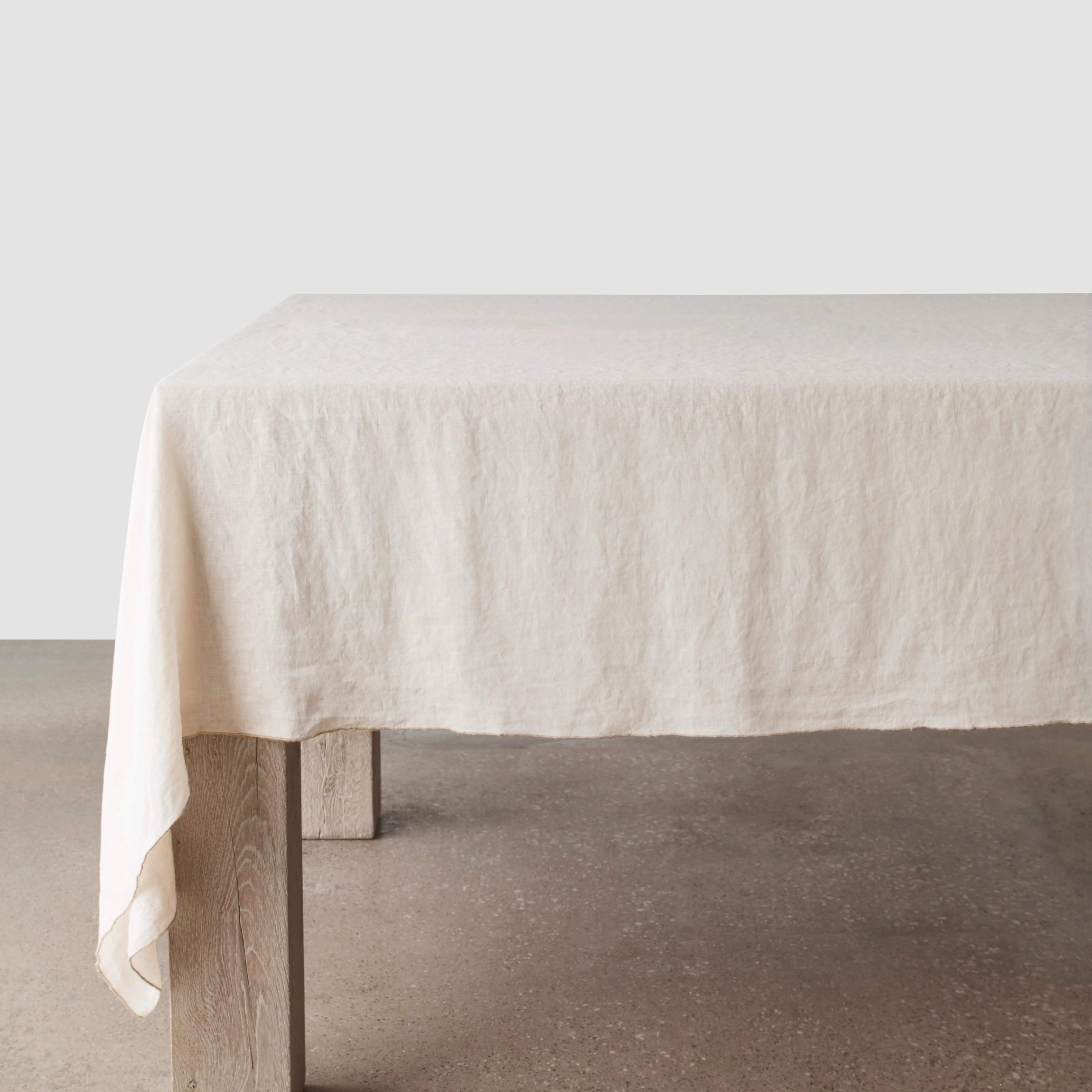 Stonewashed Linen Tablecloth