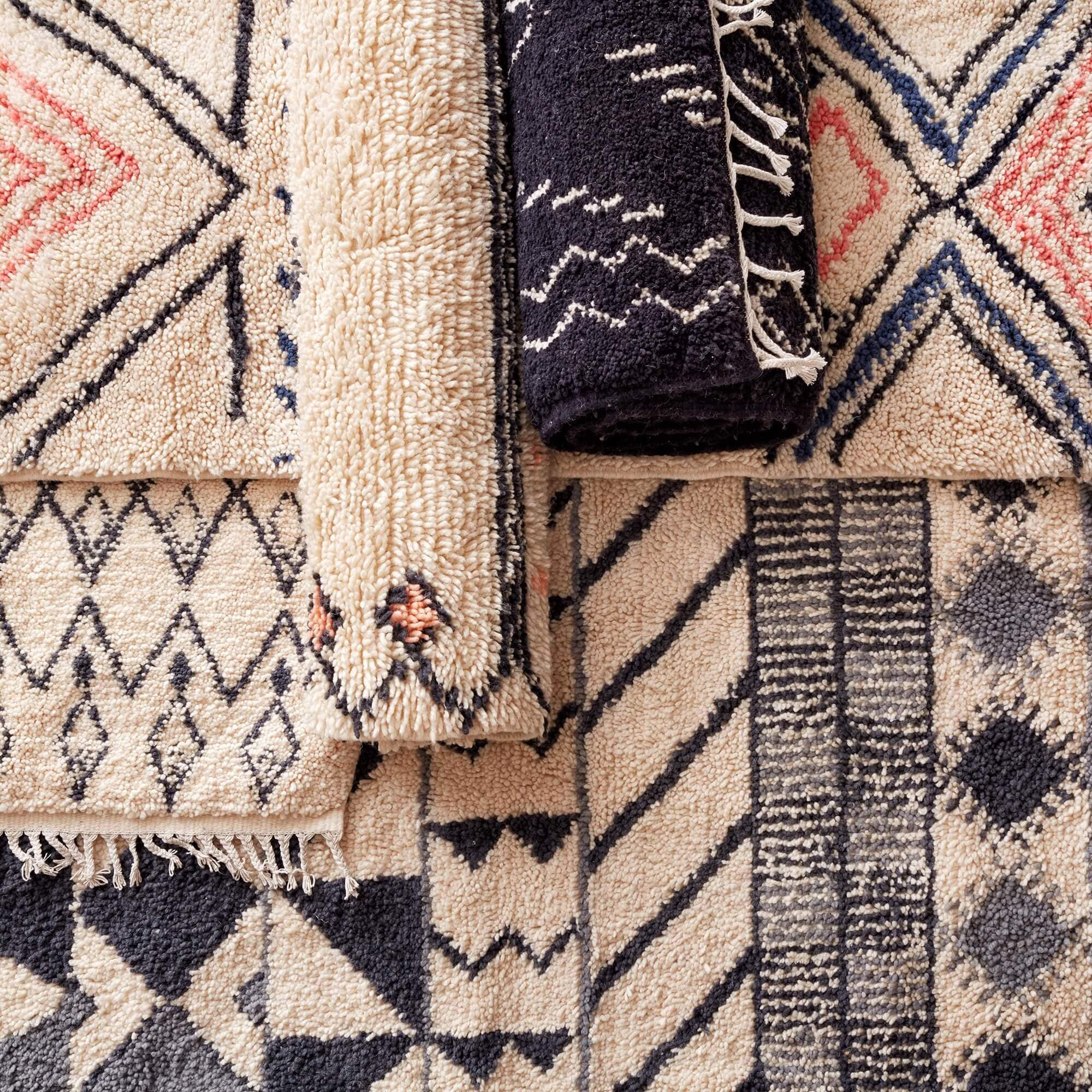 Sana Hand-Knotted Beni Ourain Accent Rug