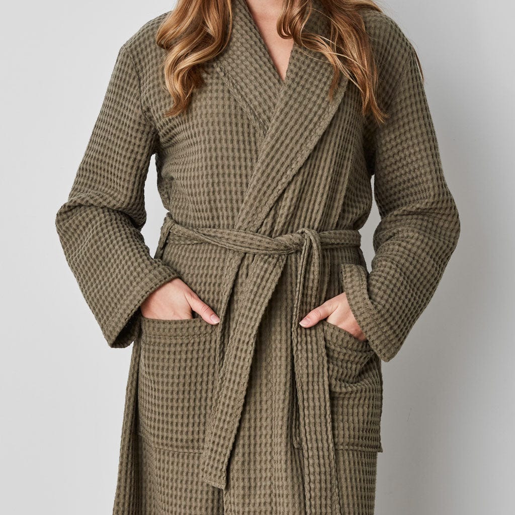 Mara Organic Waffle Robe