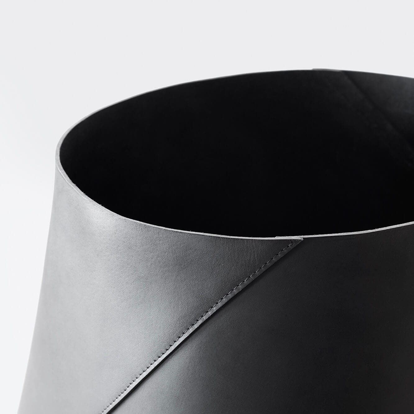 Azad Tall Leather Storage Bins