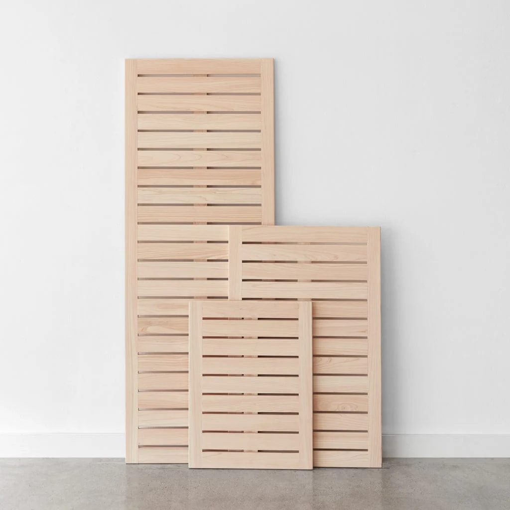 Hinoki Wood Bath Runner