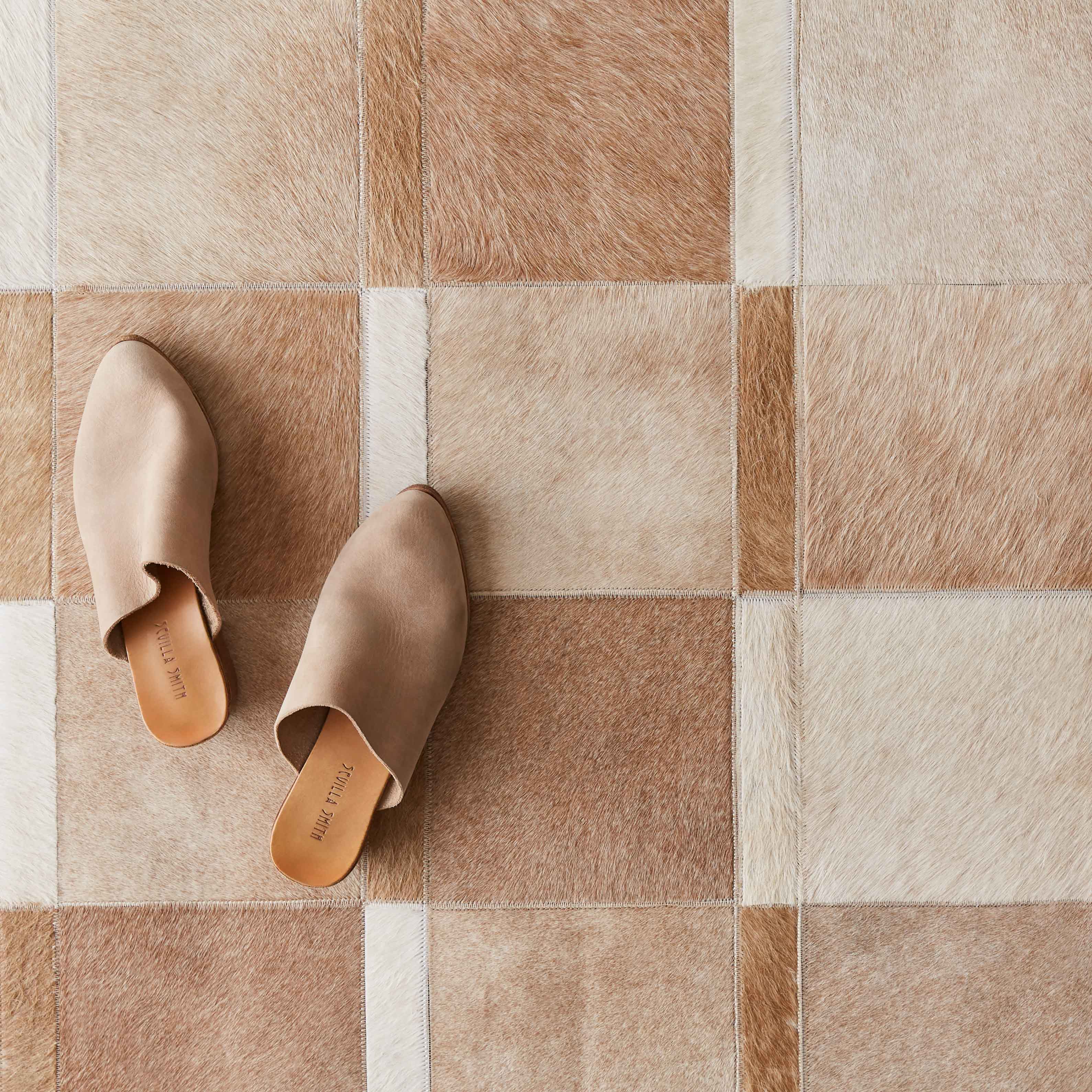 Natali Cowhide Accent Rug