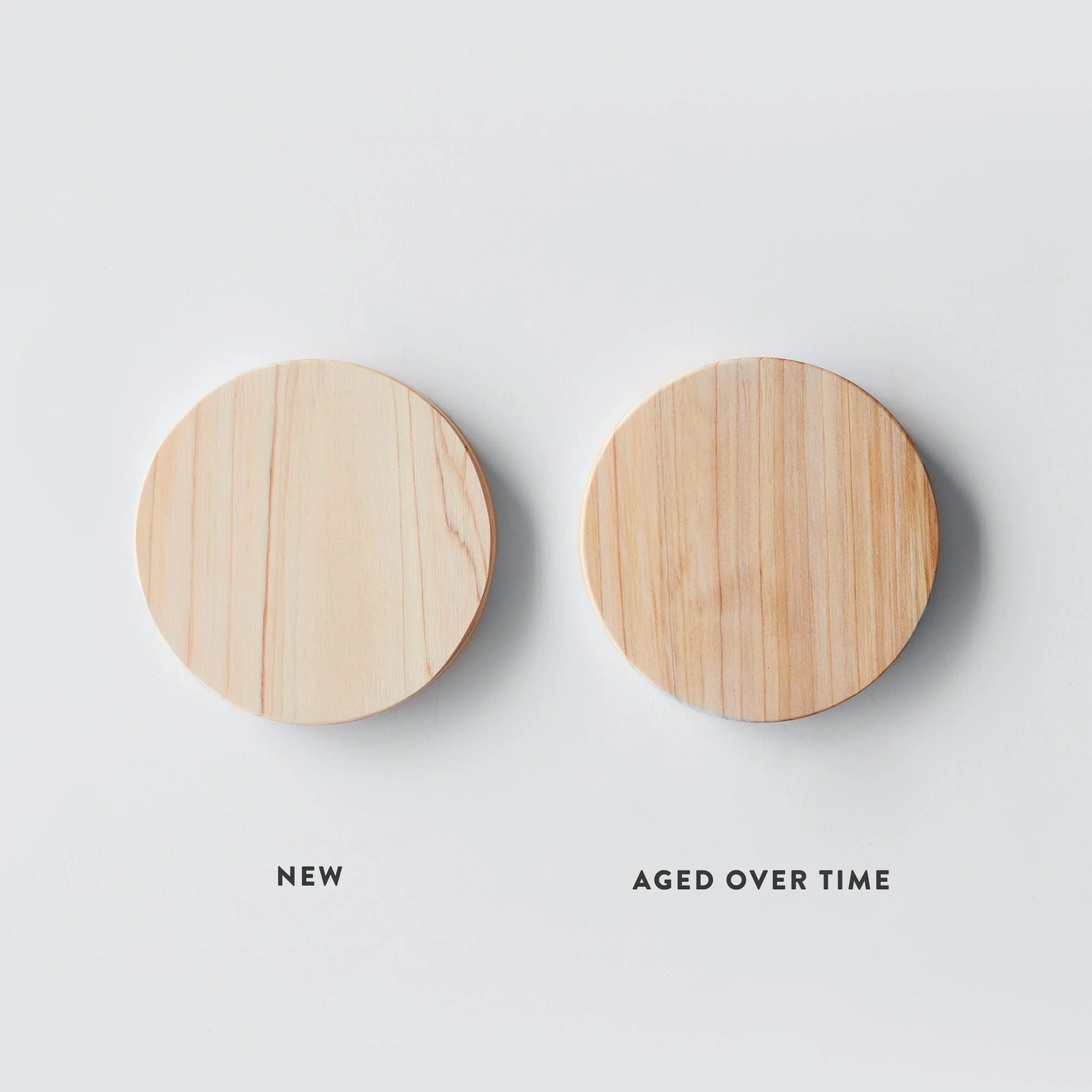 Hinoki Wood Side Table