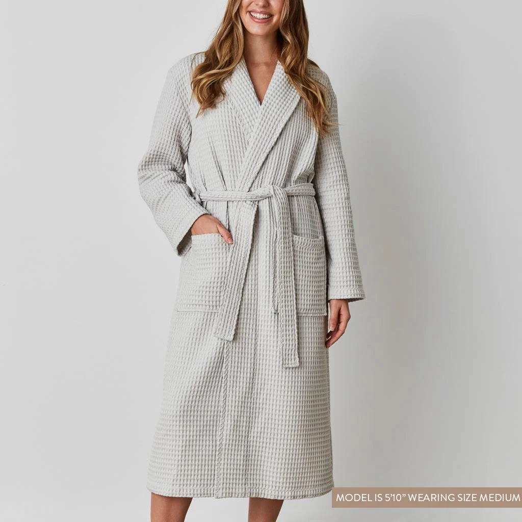 Mara Organic Waffle Robe