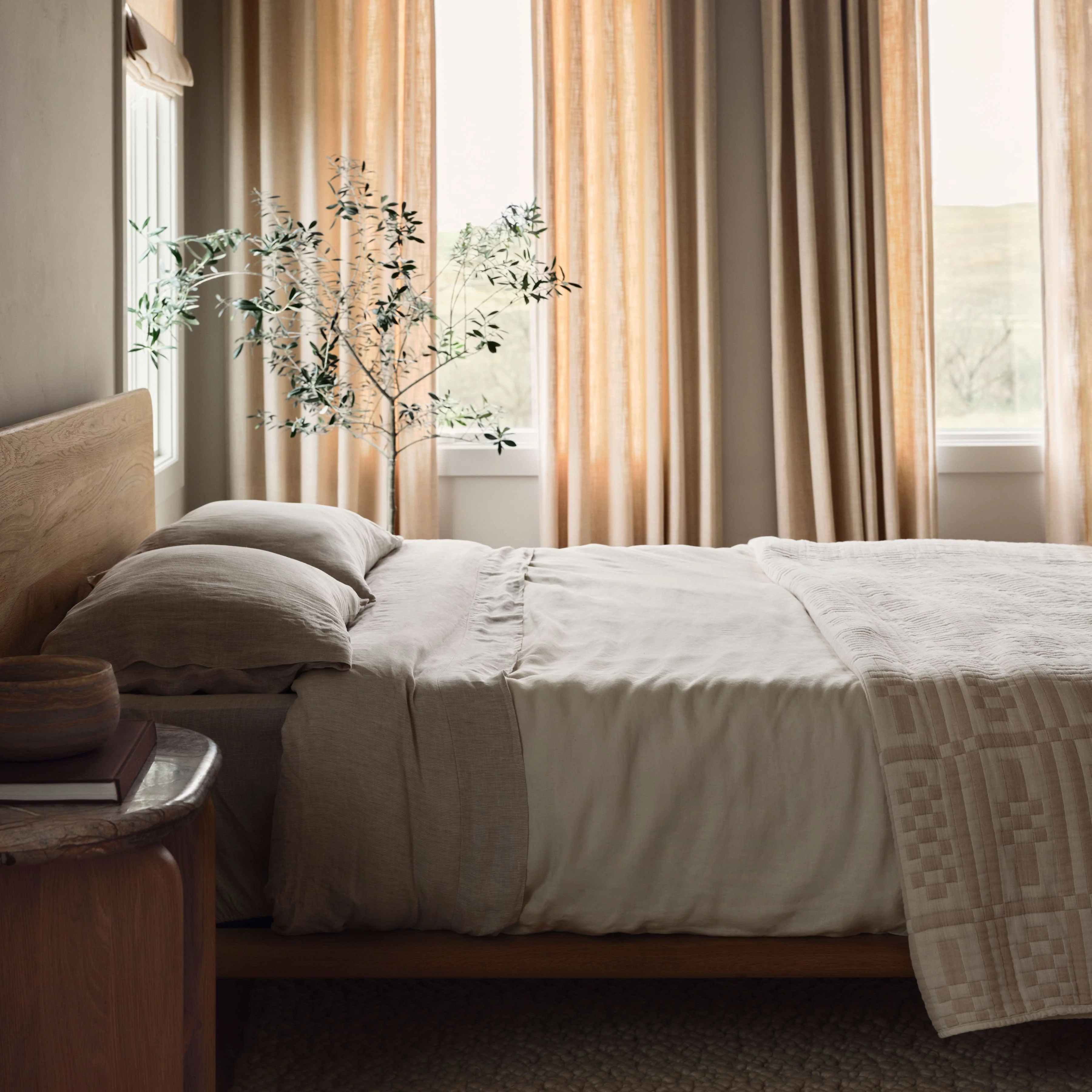 Stonewashed Linen Duvet Cover