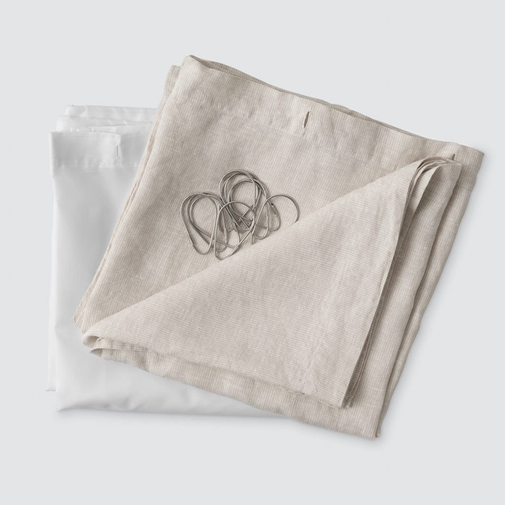 Stonewashed Linen Shower Curtain