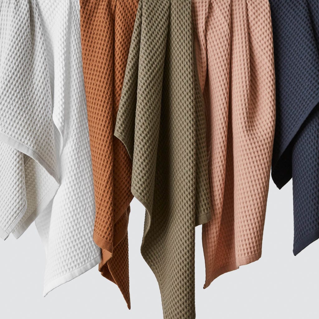 Mara Organic Waffle Bath Towel Set