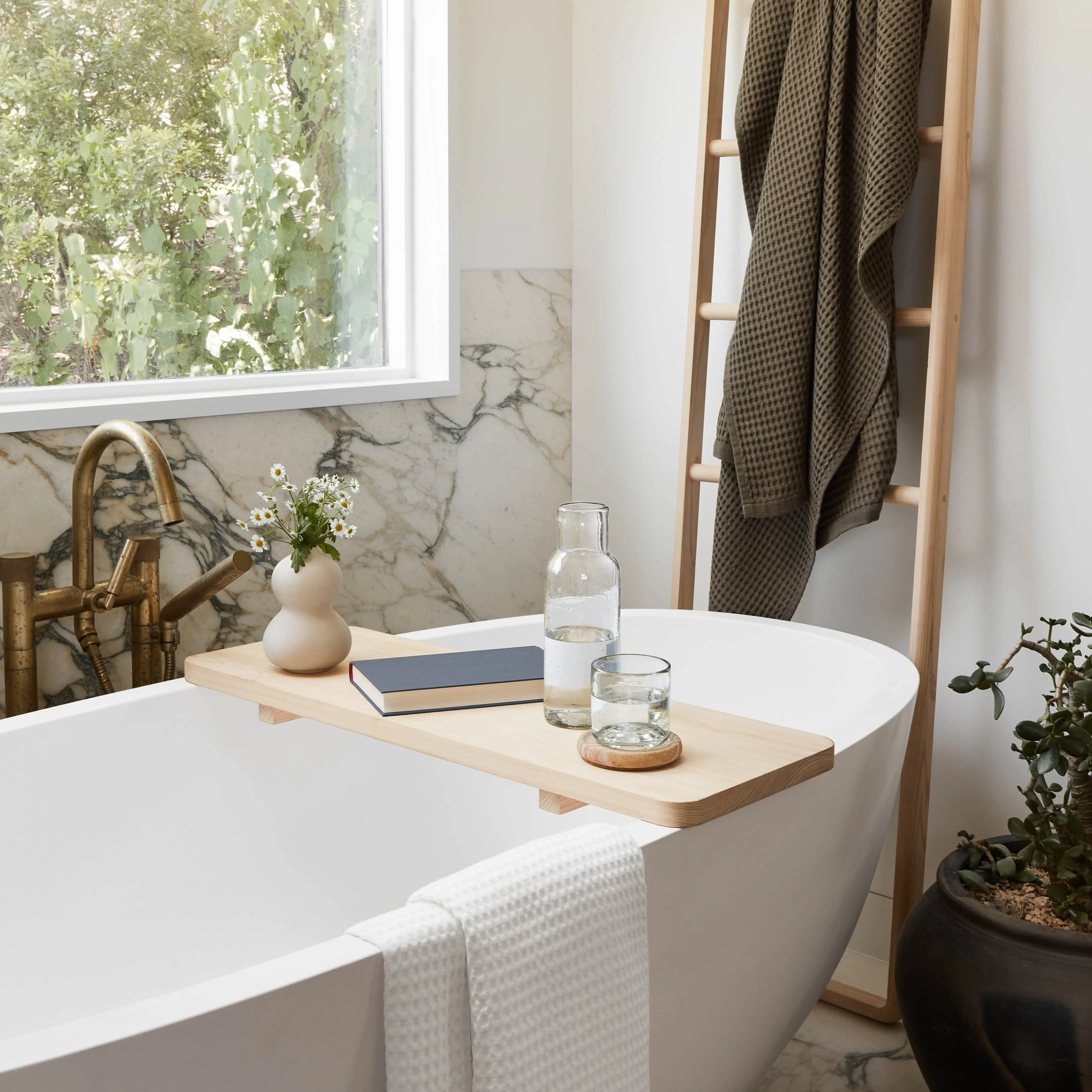 Mara Organic Waffle Bath Towel Set