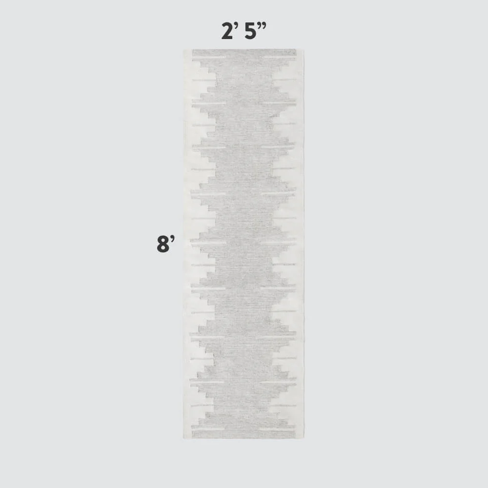 La Cima Handwoven Accent Rug - Grey