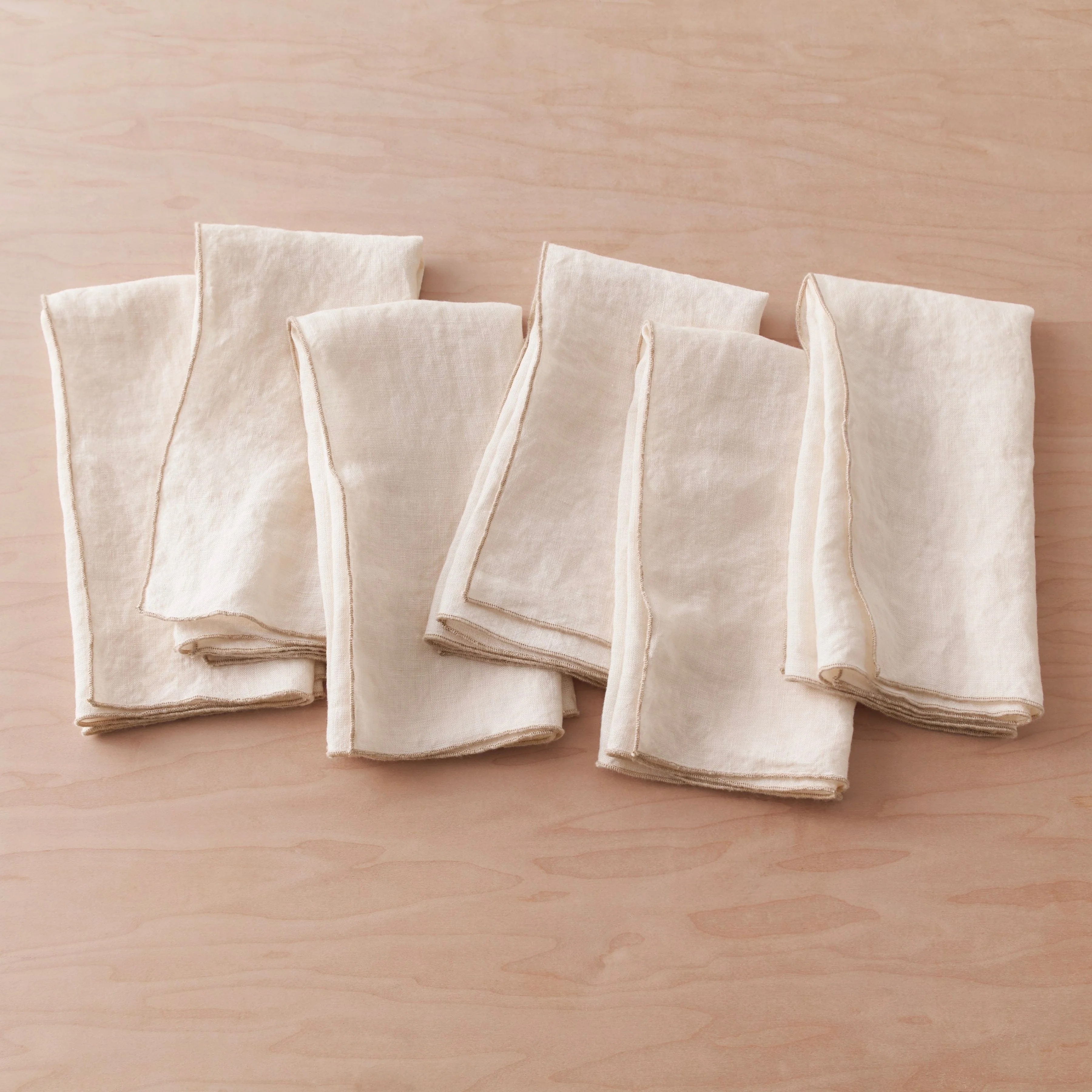 Stonewashed Linen Napkins - Set of 6