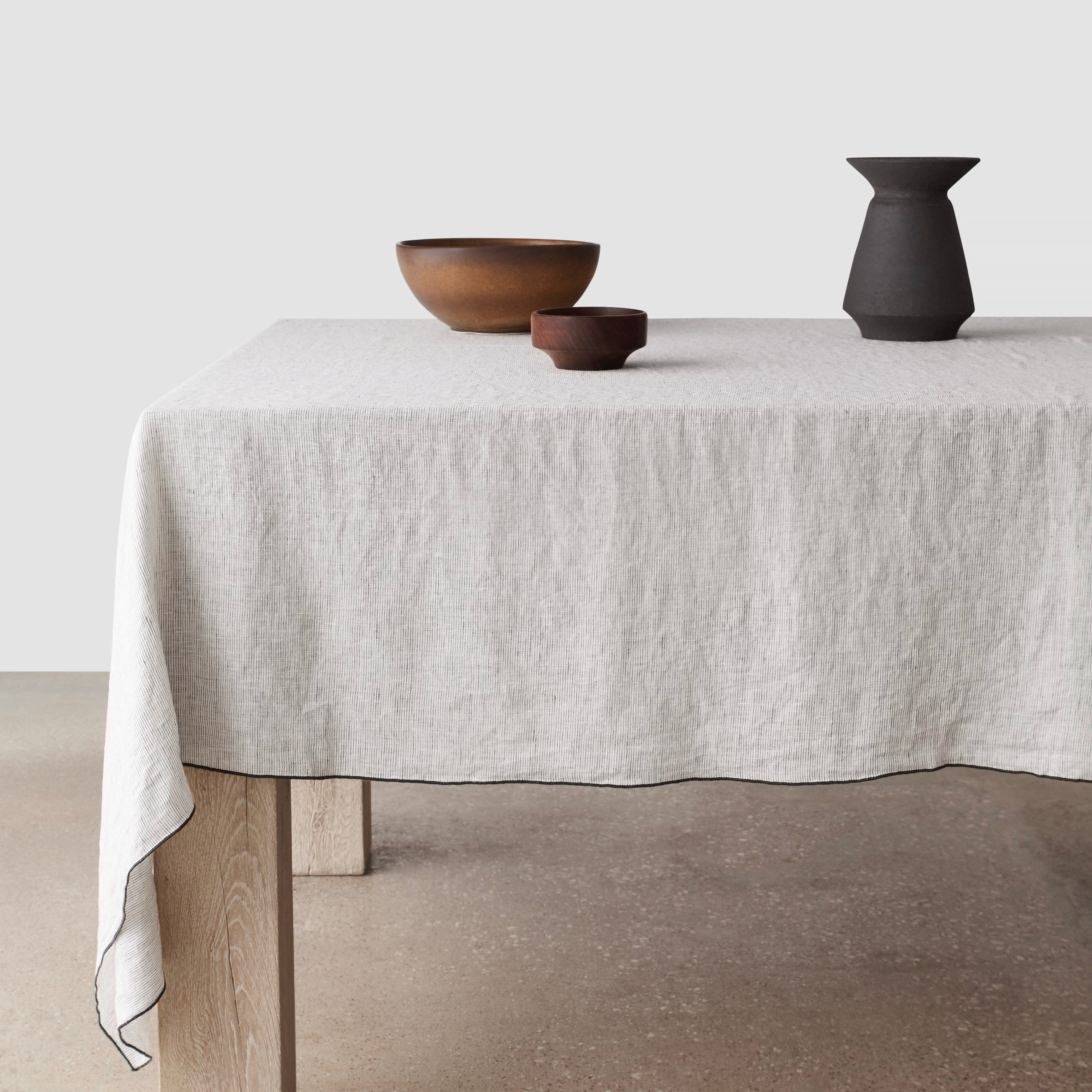 Stonewashed Linen Tablecloth