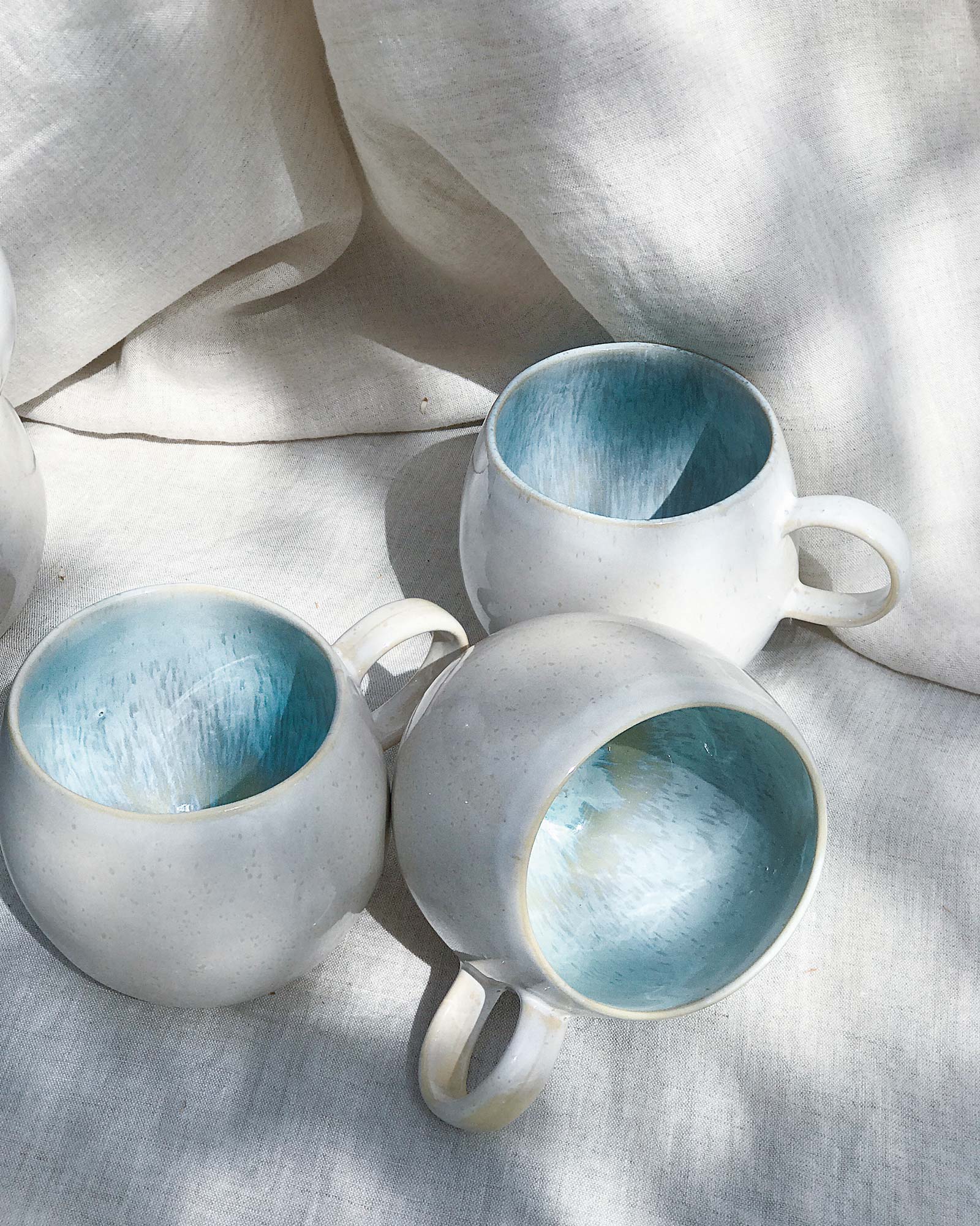 Areia Tasse groß azur
