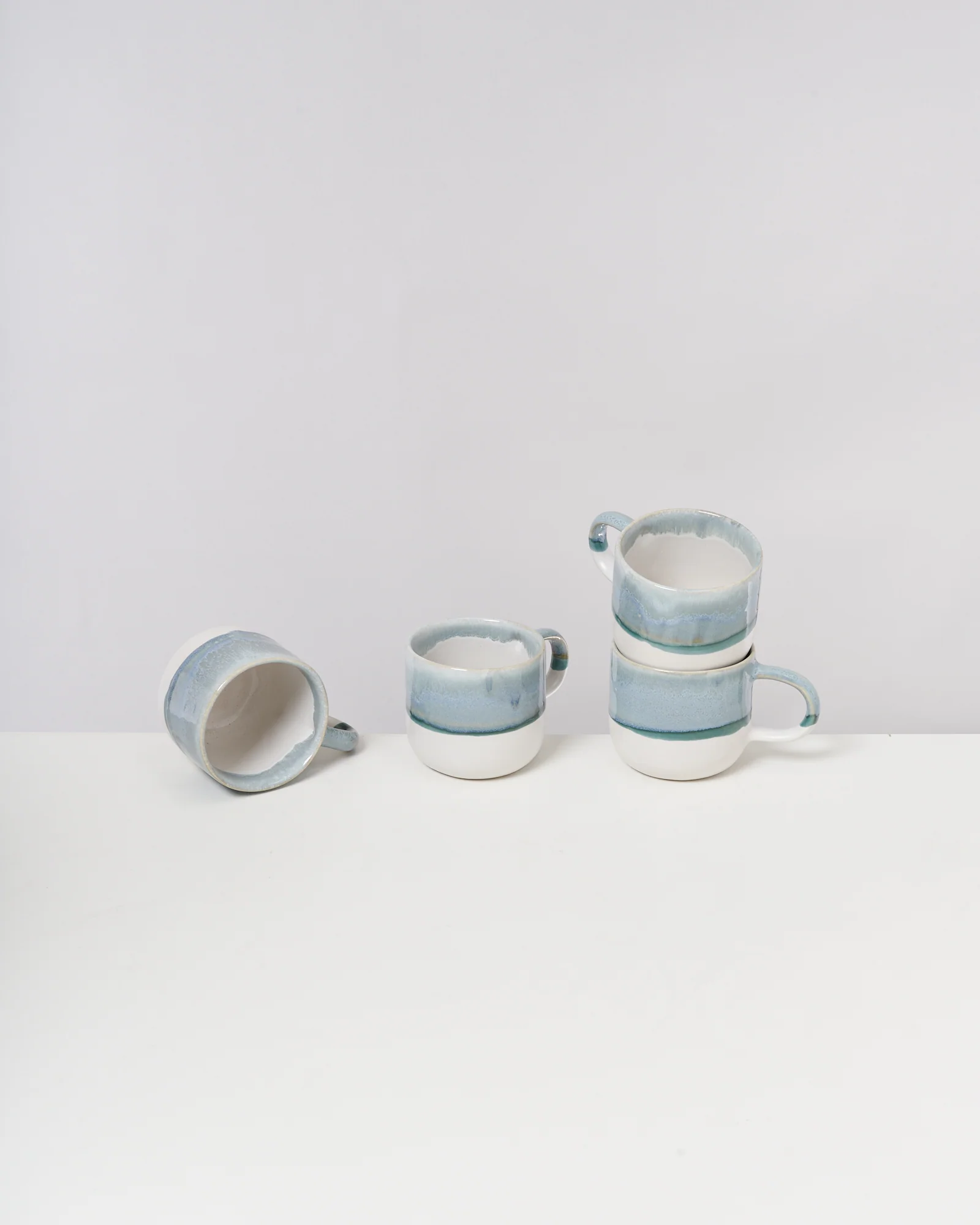 Coimbra Tasse groß graublau