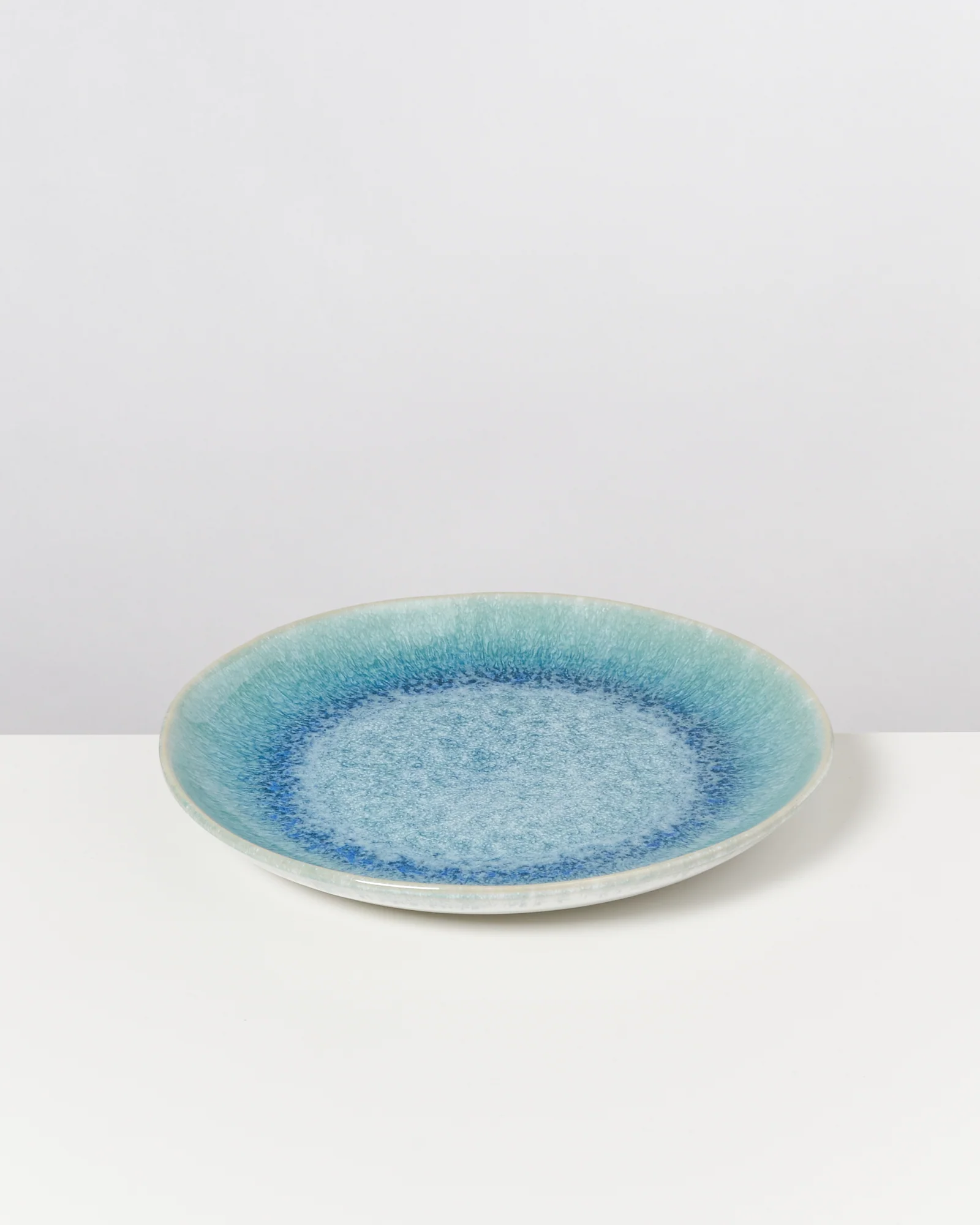 Alcachofra Teller klein grünblau