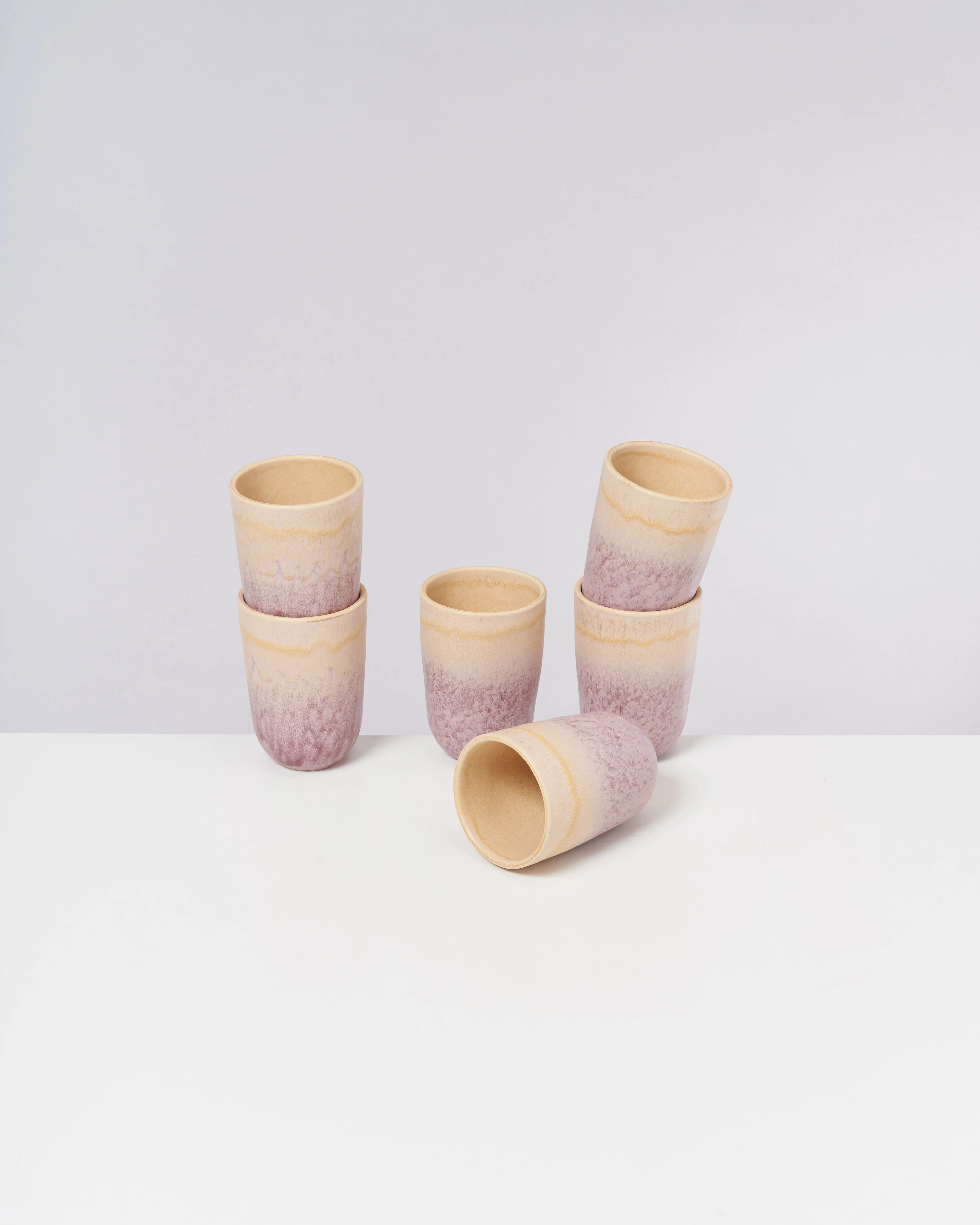 Copa Alto Becher groß pastellrosé