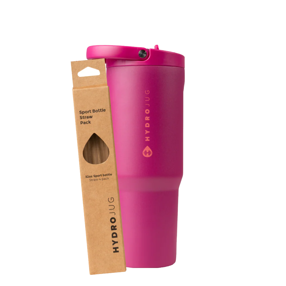 Harvest Berry Sport 32oz + Replacement Straw Pack
