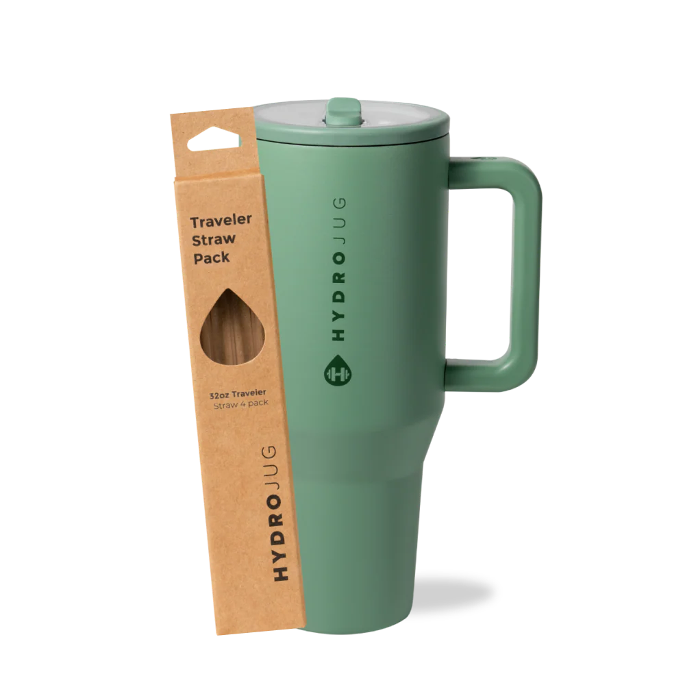 Sage Traveler 32oz + Replacement Straw Pack