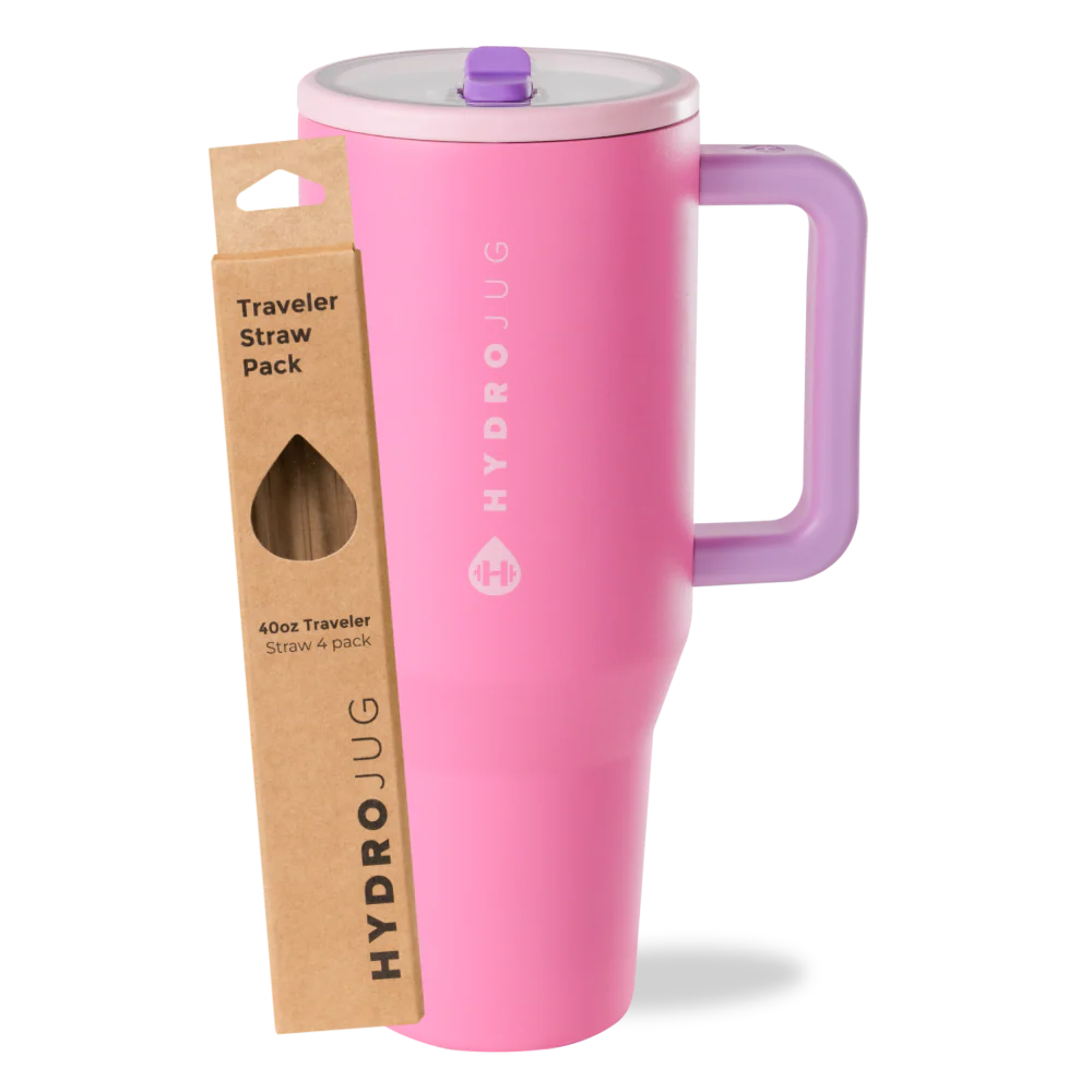 Pink Sugar Traveler 40oz + Replacement Straw Pack