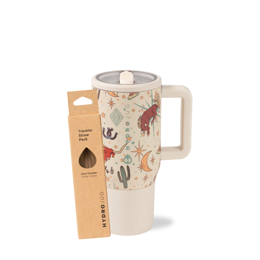 Rodeo Traveler 20oz + Replacement Straw Pack