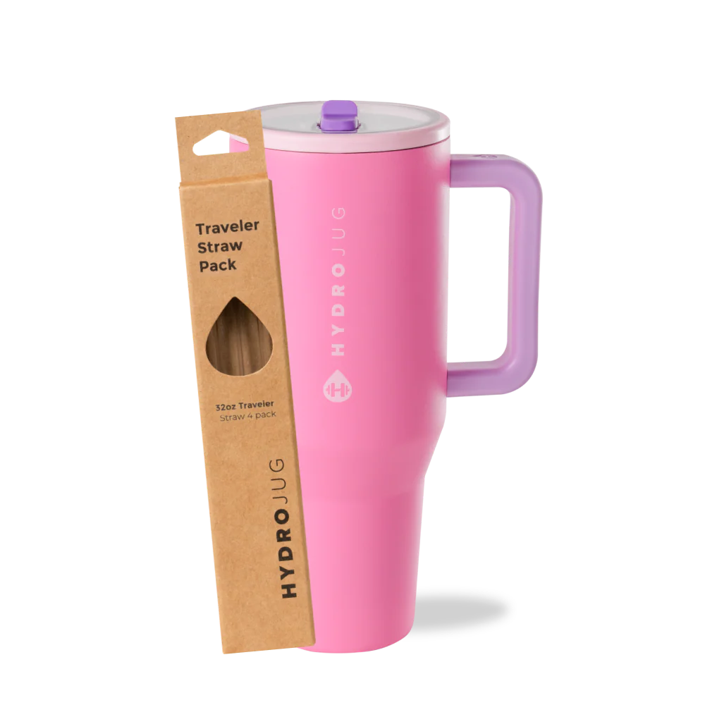 Pink Sugar Traveler 32oz + Replacement Straw Pack