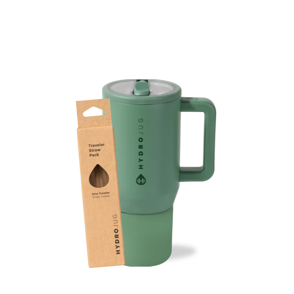 Sage Traveler 20oz + Replacement Straw Pack
