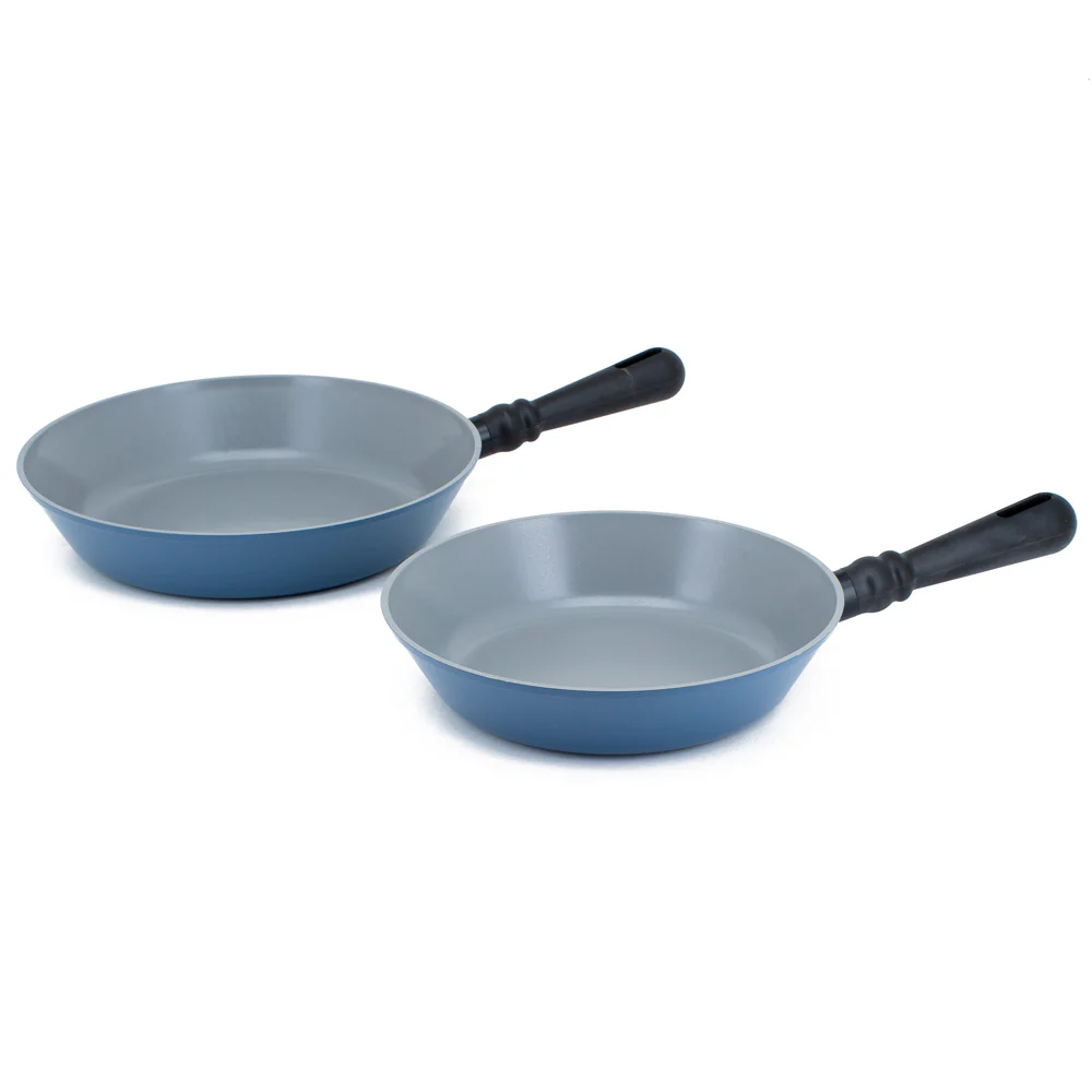24cm & 28cm Fry pans - Blue