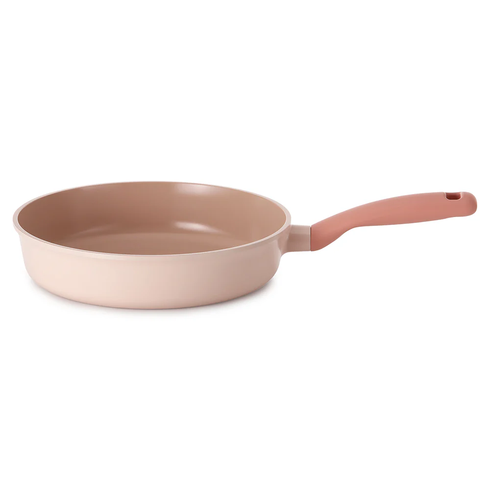24cm Fry Pan Induction Peach