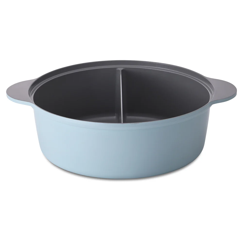 30cm casserole 5.8L Induction with steamer Blue