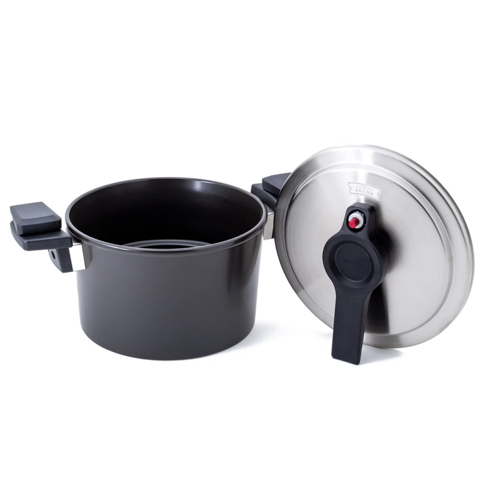 24cm Low Pressure Cooker Casserole Black