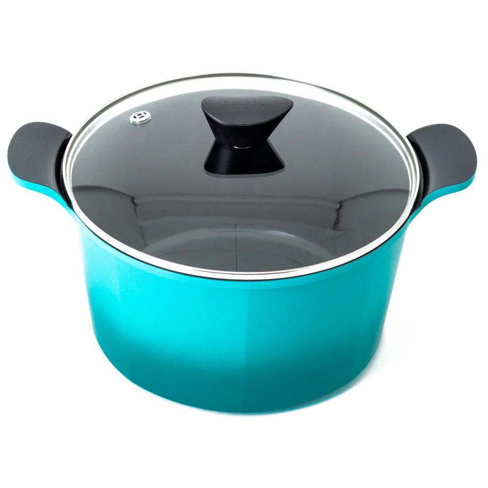 26cm Deep Casserole induction Turquoise