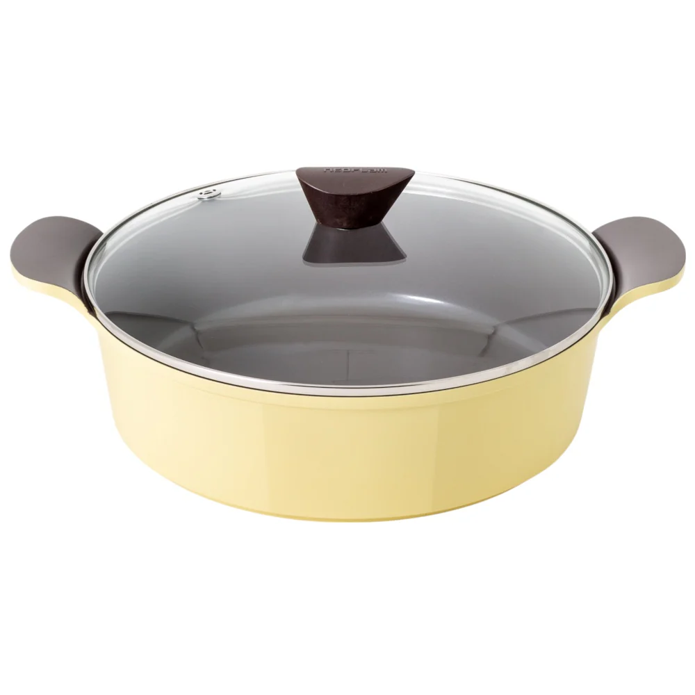 30cm Low Casserole induction yellow
