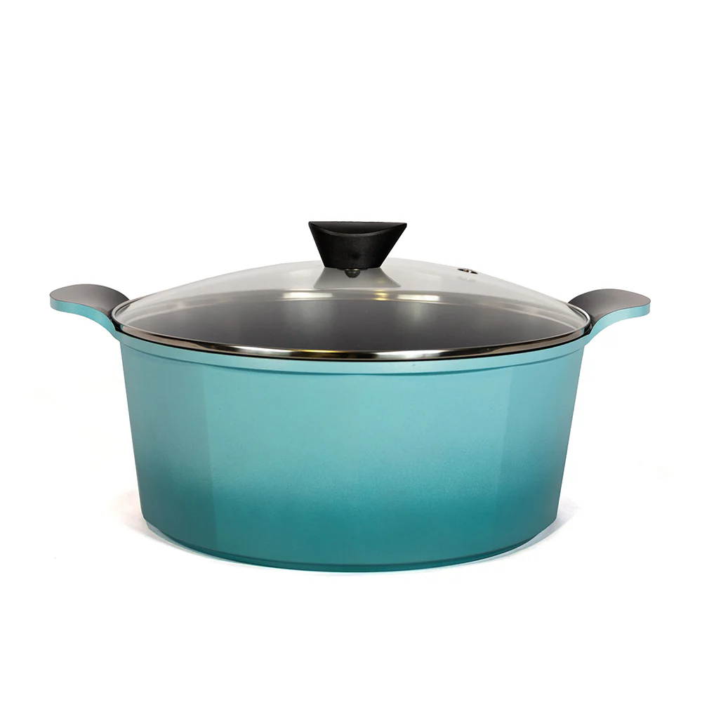 32cm Casserole Induction Turquoise