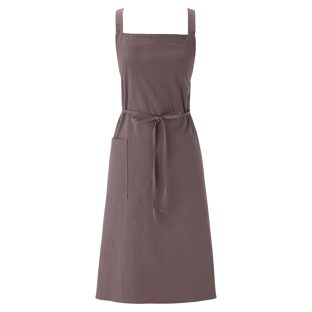 Apron made from 100% Cotton Grey