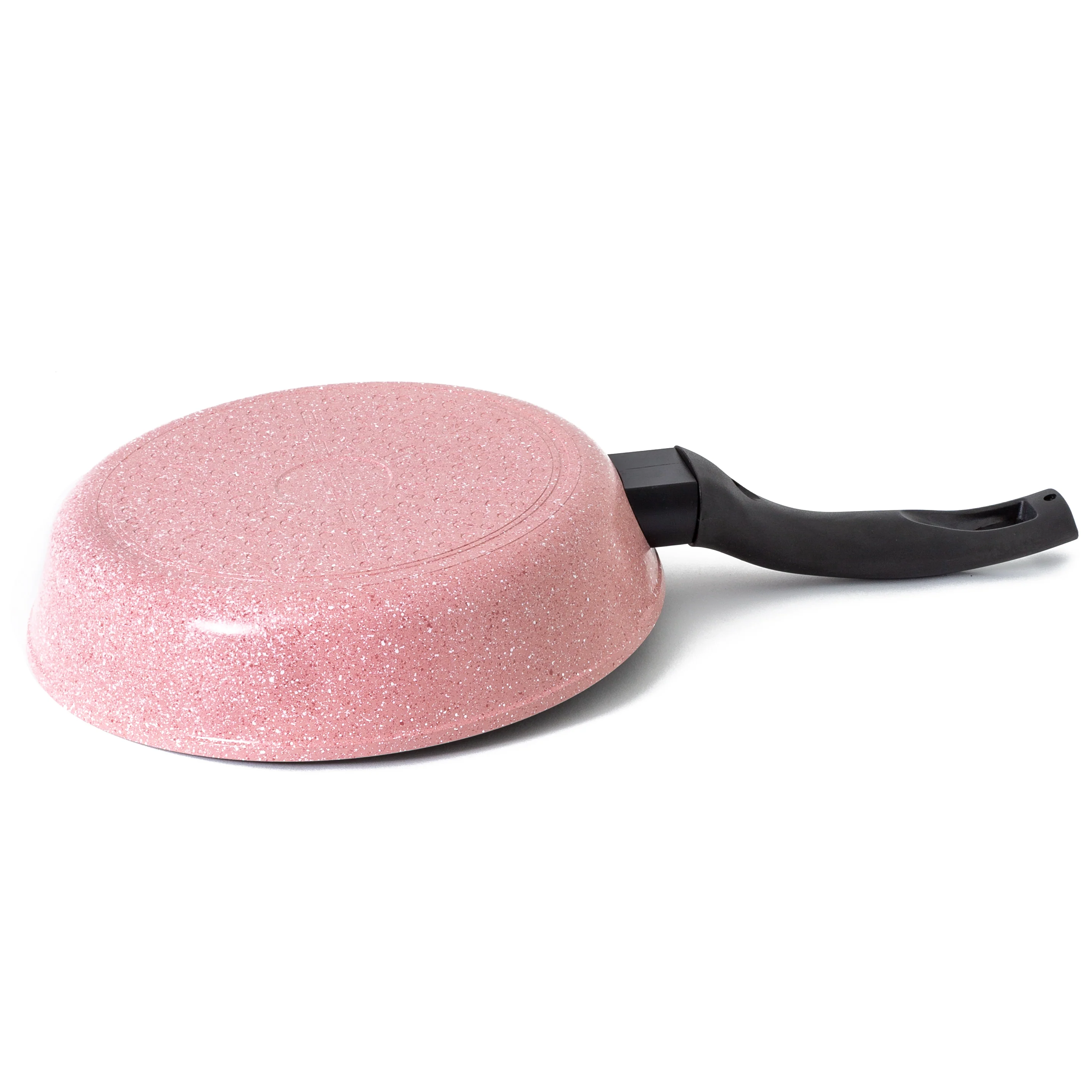 24cm Fry pan Induction Marble Pink