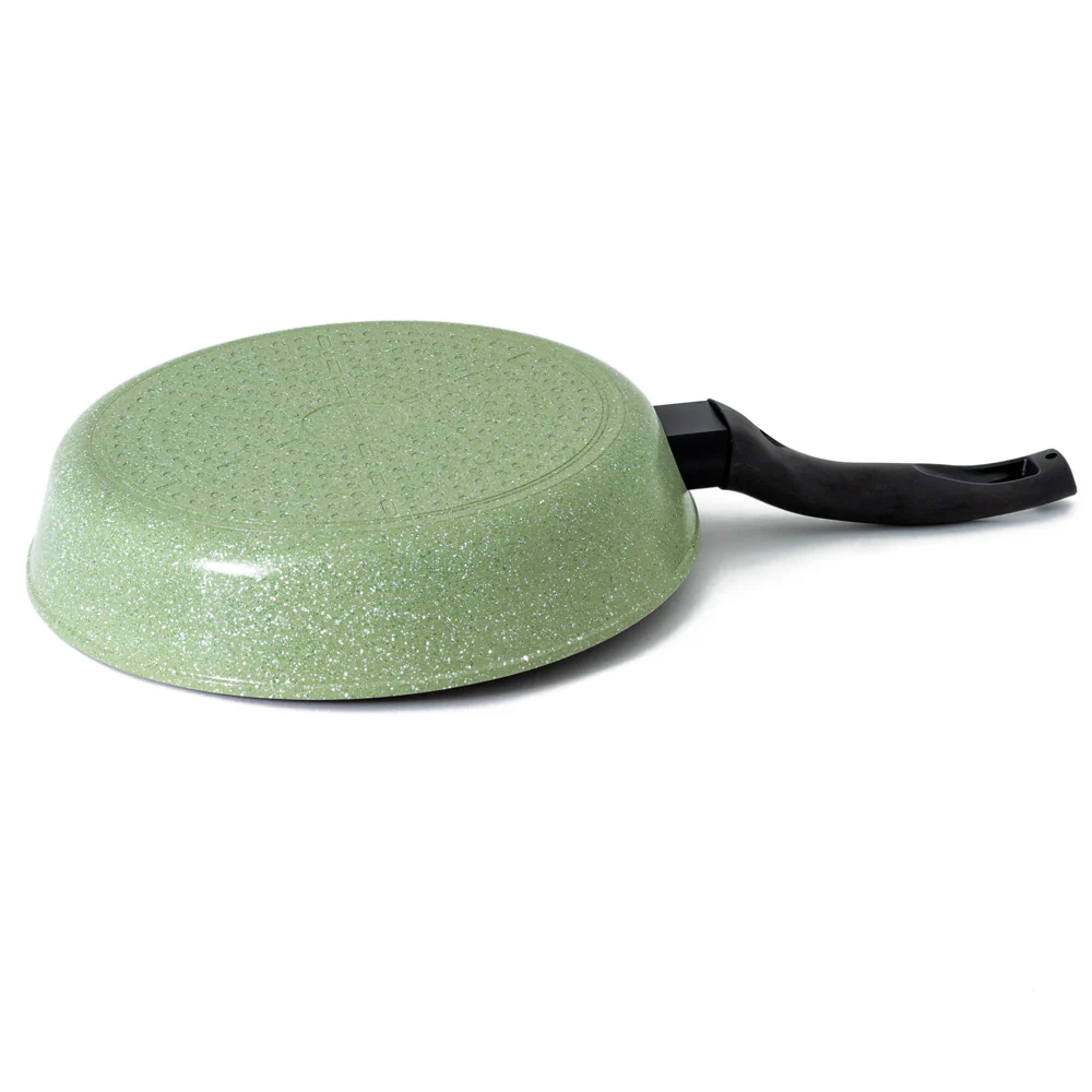 28cm Fry pan Induction Marble Green
