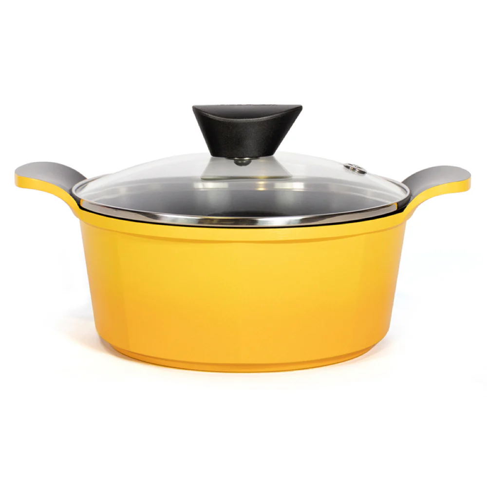 20cm Casserole Induction Yellow