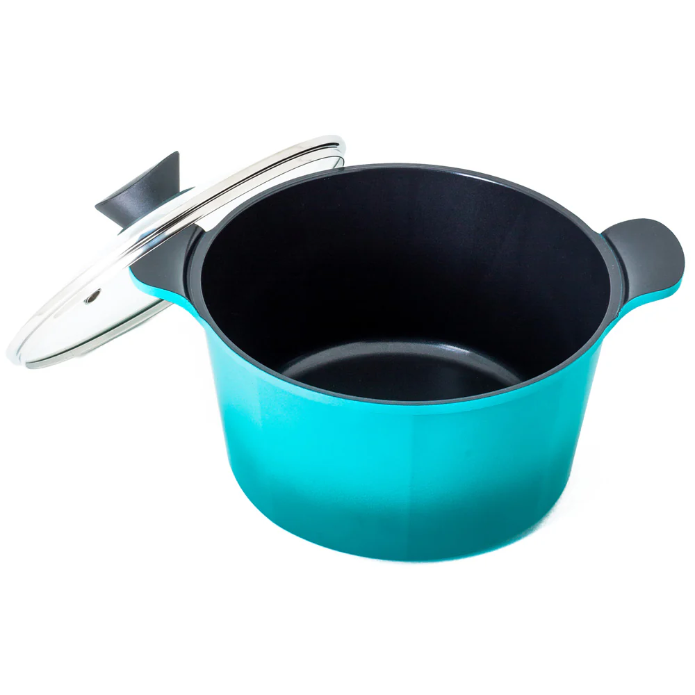 26cm Deep Casserole induction Turquoise