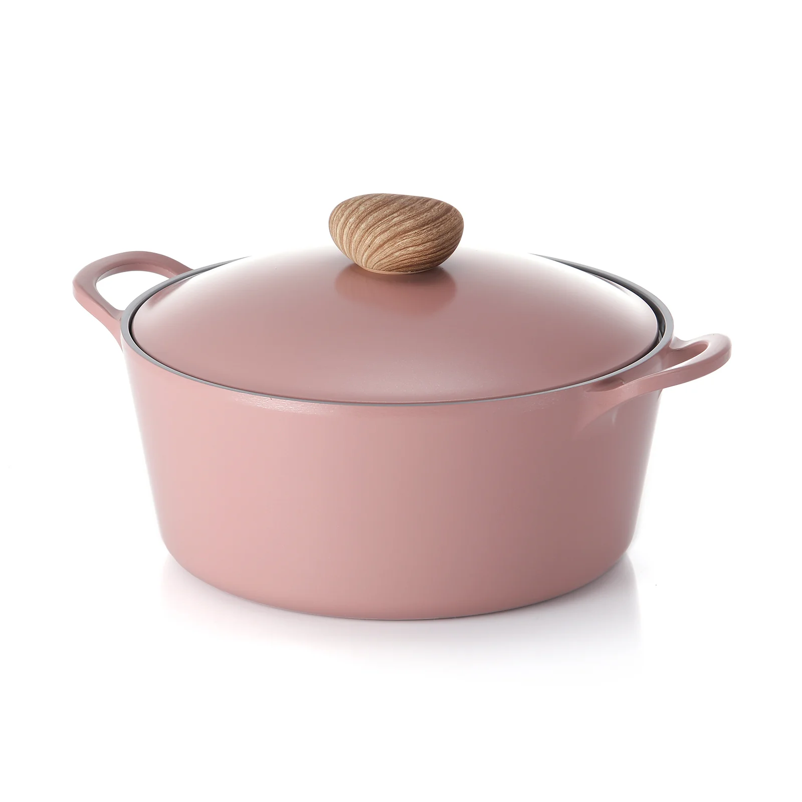 26cm Stockpot Induction with Die-Cast Lid Pink Demer