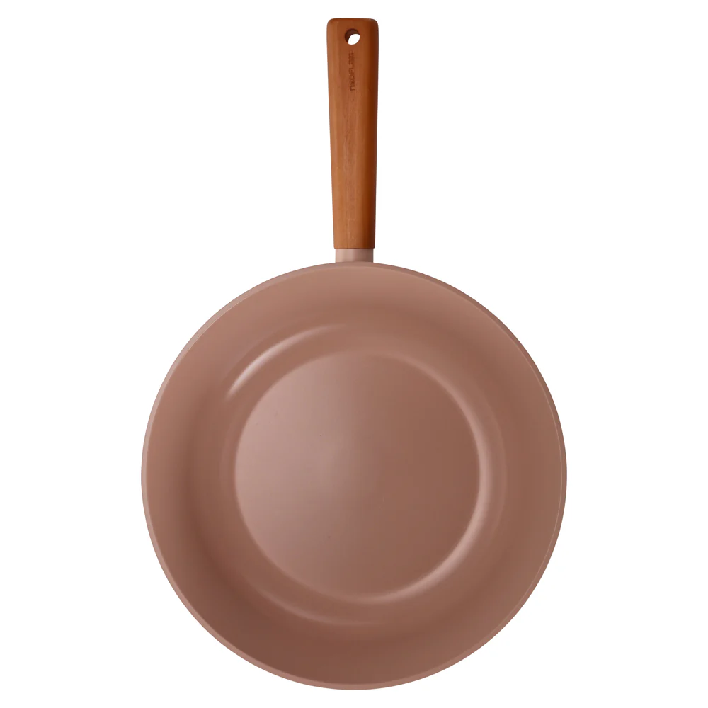 28cm Wok pan Induction Pink
