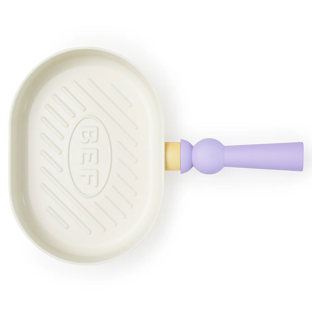 24cm Grill pan Induction Yellow